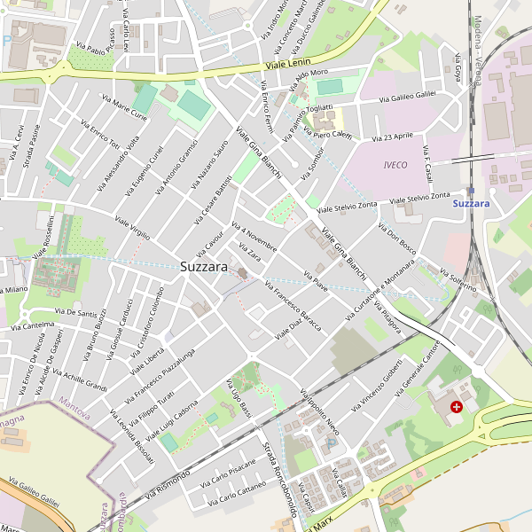 Thumbnail mappa stradale di Suzzara