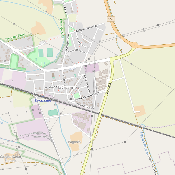 Thumbnail mappa campisportivi di Tavazzano con Villavesco