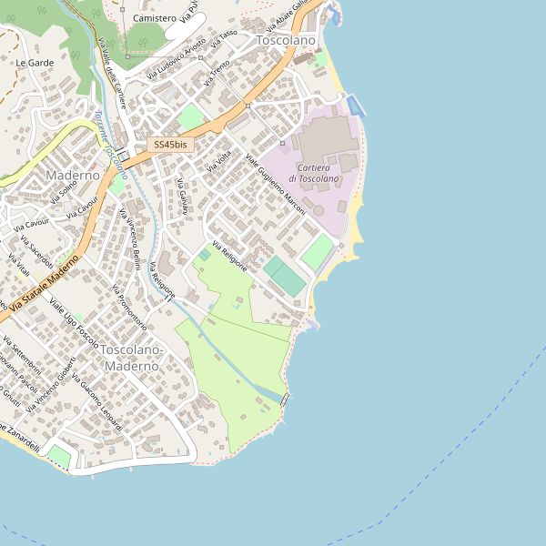 Thumbnail mappa stradale di Toscolano-Maderno