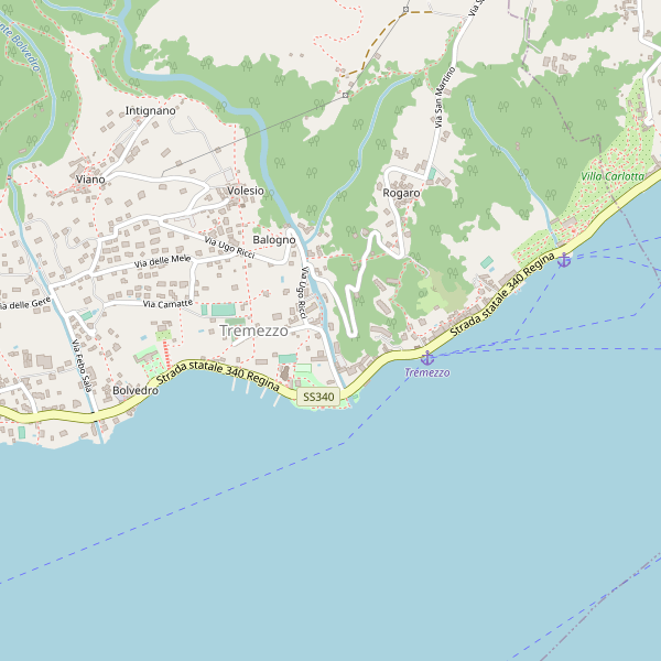 Thumbnail mappa ristoranti di Tremezzo