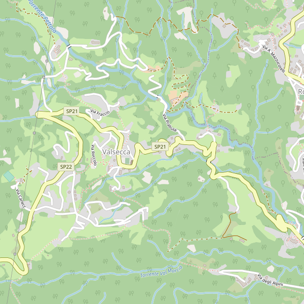 Thumbnail mappa stazionibus di Valsecca