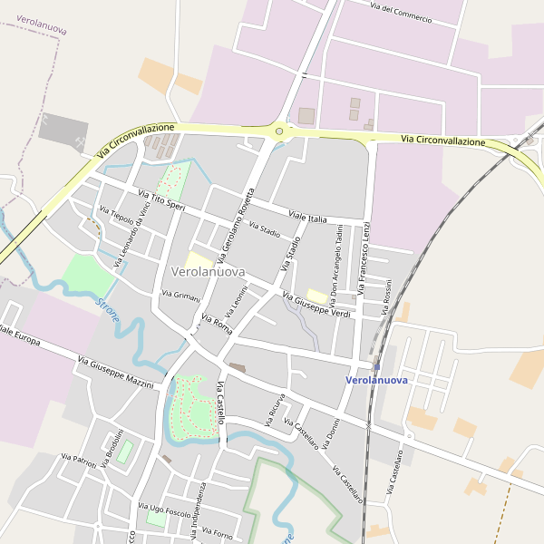 Thumbnail mappa stradale di Verolanuova