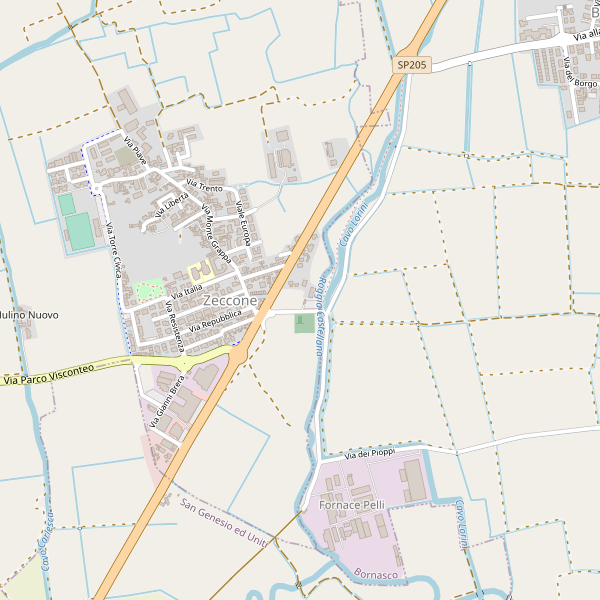 Thumbnail mappa stradale di Zeccone