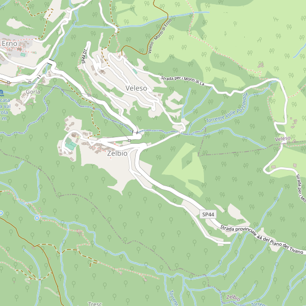Thumbnail mappa piscine di Zelbio