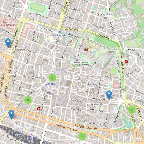 Thumbnail mappa bancomat di Brescia