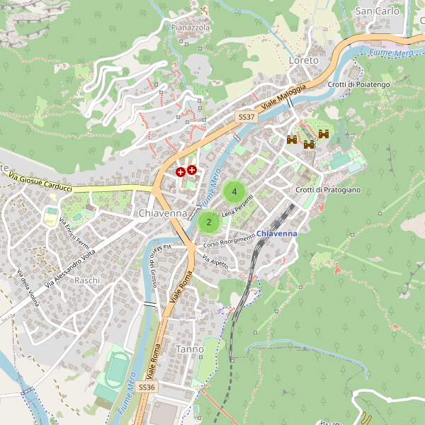 Thumbnail mappa bancomat di Chiavenna