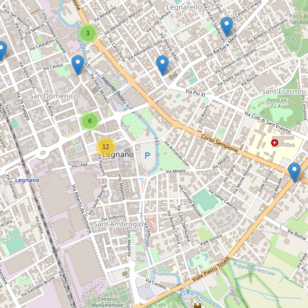 Thumbnail mappa bancomat di Legnano