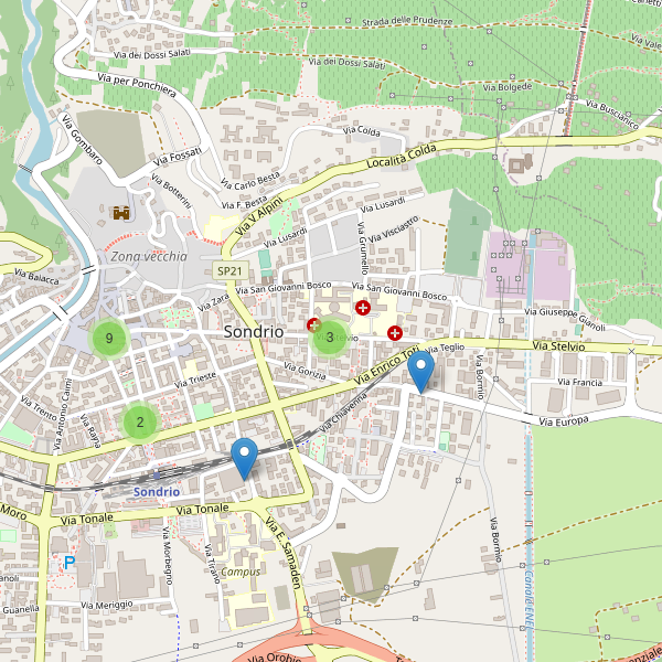 Thumbnail mappa bancomat di Sondrio