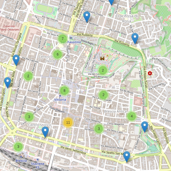 Thumbnail mappa bar di Brescia