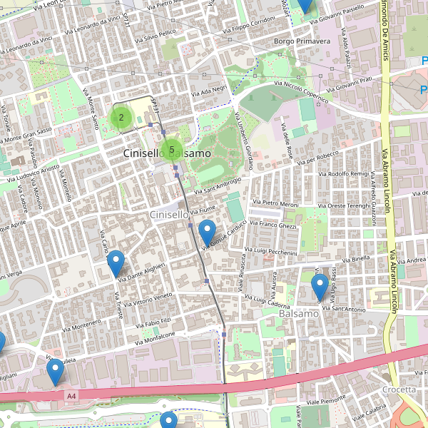 Thumbnail mappa bar di Cinisello Balsamo