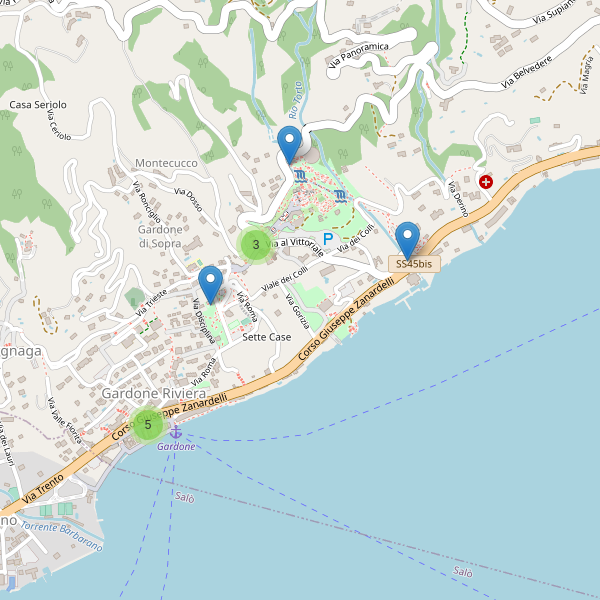 Thumbnail mappa bar di Gardone Riviera