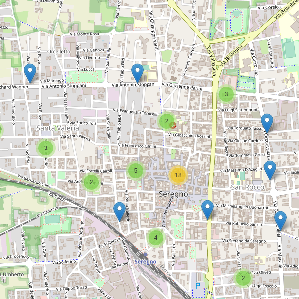 Thumbnail mappa bar di Seregno