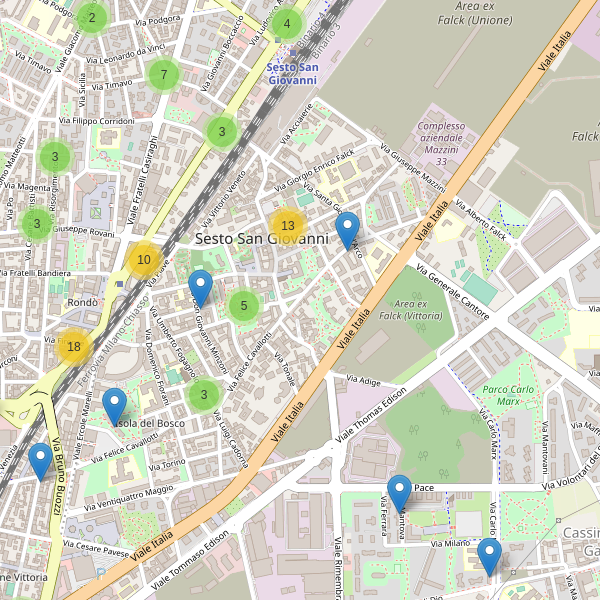 Thumbnail mappa bar di Sesto San Giovanni