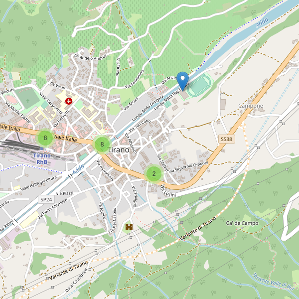 Thumbnail mappa bar di Tirano