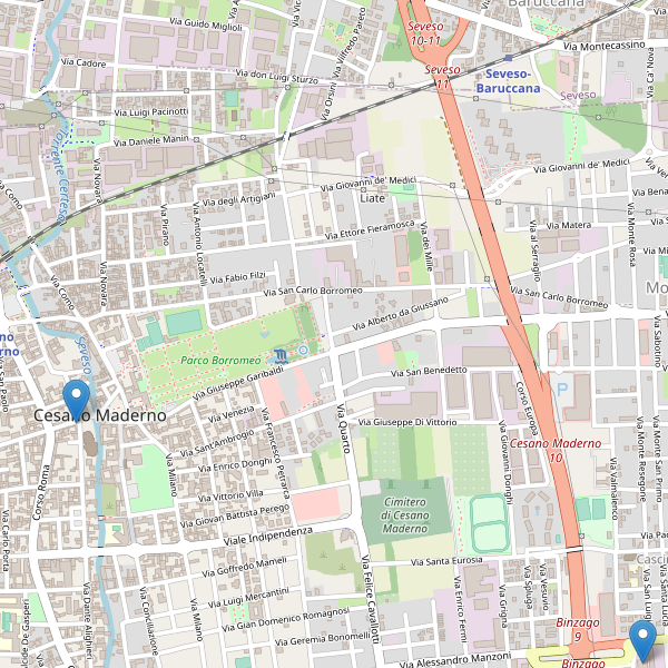 Thumbnail mappa calzature di Cesano Maderno