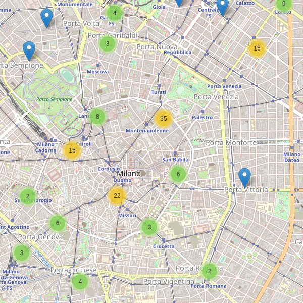 Thumbnail mappa calzature di Milano