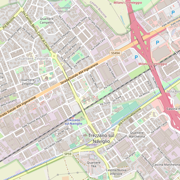 Thumbnail mappa calzature di Trezzano sul Naviglio