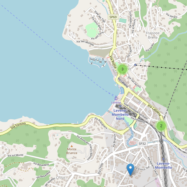 Thumbnail mappa chiese di Laveno-Mombello