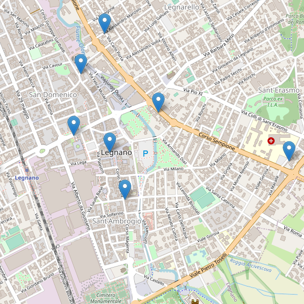 Thumbnail mappa farmacie di Legnano