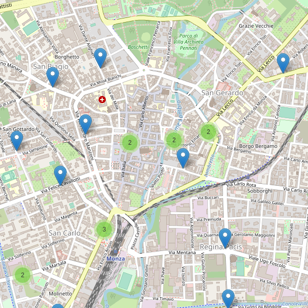 Thumbnail mappa farmacie Monza