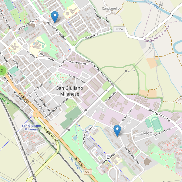 Thumbnail mappa farmacie di San Giuliano Milanese