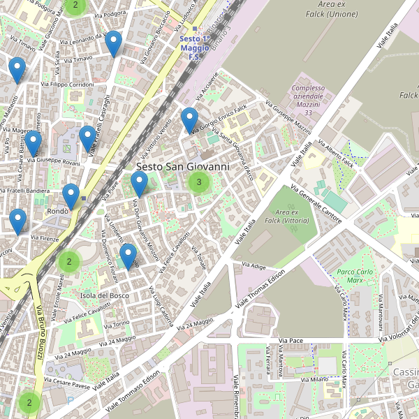 Thumbnail mappa farmacie di Sesto San Giovanni