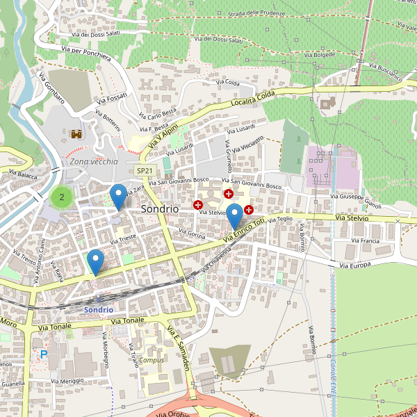 Thumbnail mappa farmacie di Sondrio