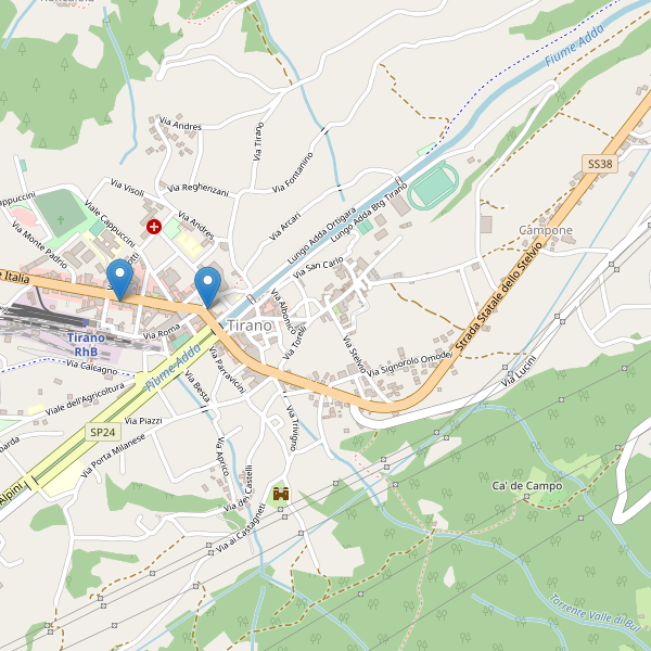 Thumbnail mappa farmacie di Tirano