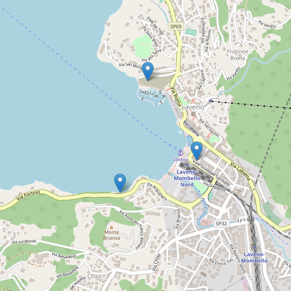 Thumbnail mappa hotel di Laveno-Mombello