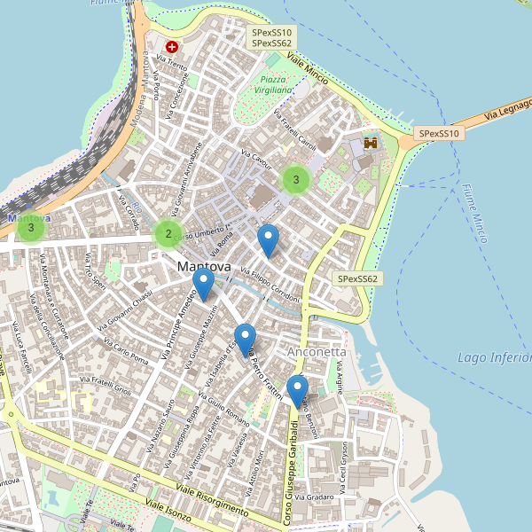 Thumbnail mappa hotel Mantova