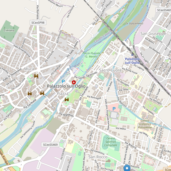 Thumbnail mappa hotel di Palazzolo sull'Oglio