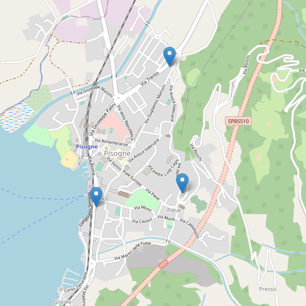 Thumbnail mappa hotel di Pisogne