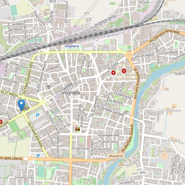 Thumbnail mappa hotel di Voghera