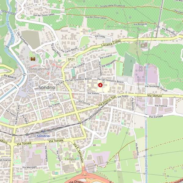 Thumbnail mappa mercati di Sondrio