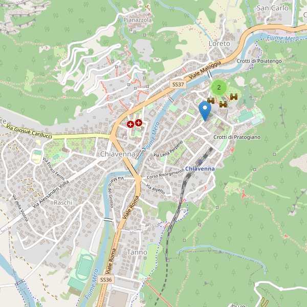 Thumbnail mappa musei di Chiavenna