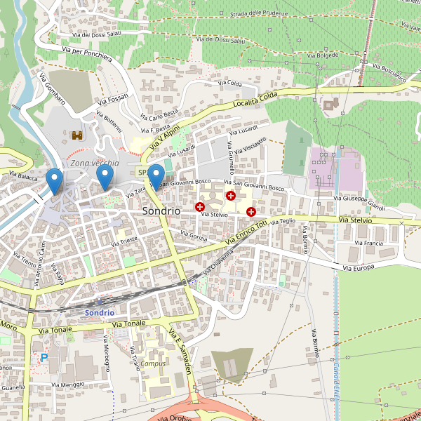 Thumbnail mappa musei di Sondrio