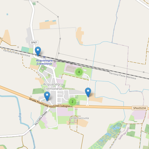 Thumbnail mappa parcheggi di Acquanegra Cremonese