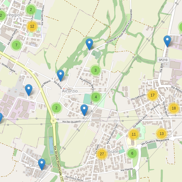 Thumbnail mappa parcheggi di Aicurzio