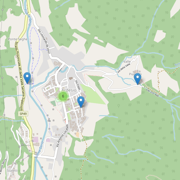 Thumbnail mappa parcheggi di Ardesio