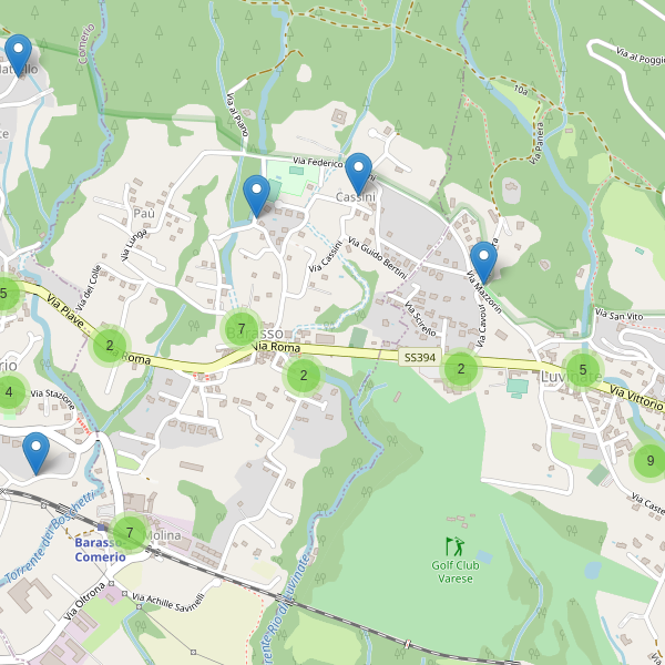Thumbnail mappa parcheggi di Barasso