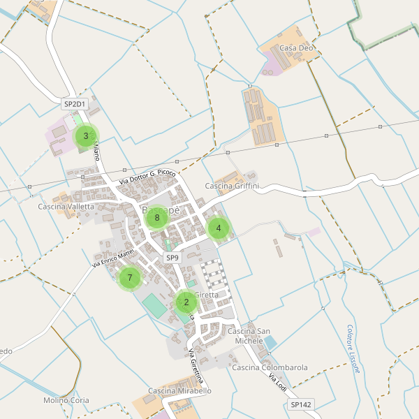 Thumbnail mappa parcheggi di Bascapè