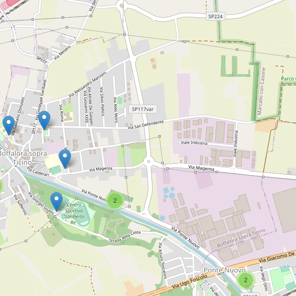 Thumbnail mappa parcheggi di Boffalora sopra Ticino