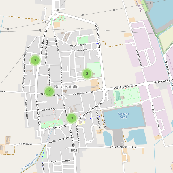 Thumbnail mappa parcheggi di Borgosatollo