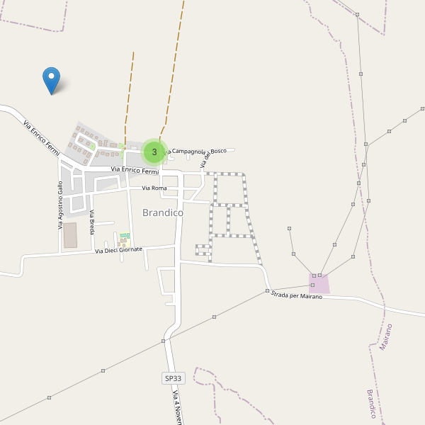 Thumbnail mappa parcheggi di Brandico