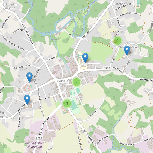 Thumbnail mappa parcheggi di Brebbia