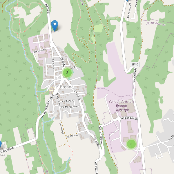 Thumbnail mappa parcheggi di Brenna