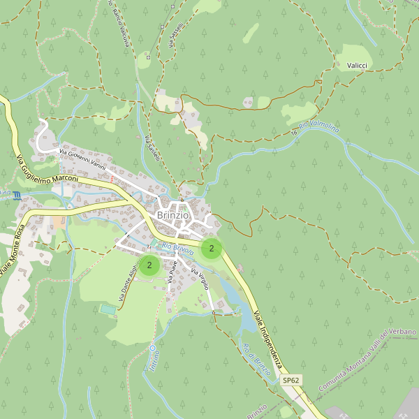 Thumbnail mappa parcheggi di Brinzio