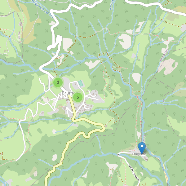 Thumbnail mappa parcheggi di Brumano