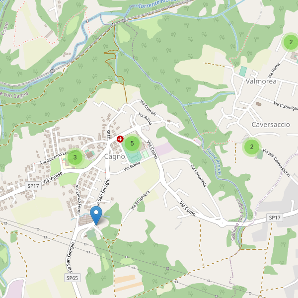 Thumbnail mappa parcheggi di Cagno