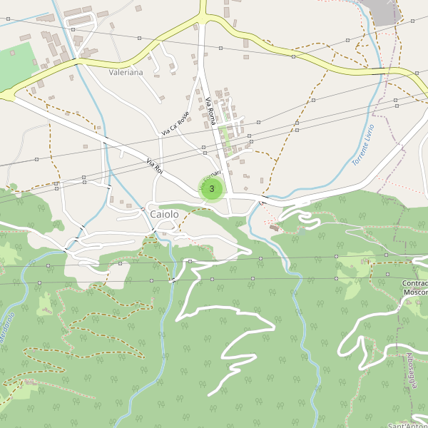 Thumbnail mappa parcheggi di Caiolo